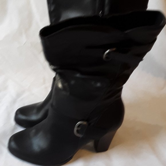 Style & Co Sachi Block-Heel Mid-Shaft Boots 8M - Picture 7 of 8